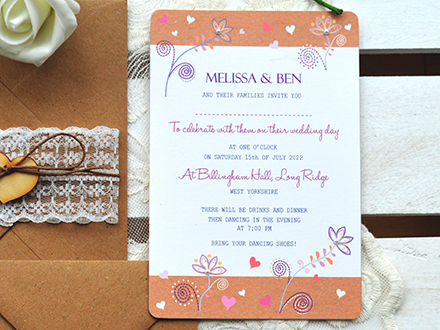 Melissa Day invitation